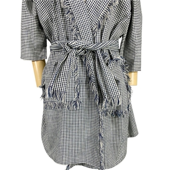 CHLOE Wrap Belted Midi Coat Size EU 36 NEW - Picture 8 of 12
